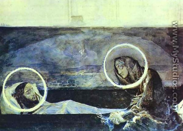 Pieta, 1887 2 - Mikhail Aleksandrovich Vrubel