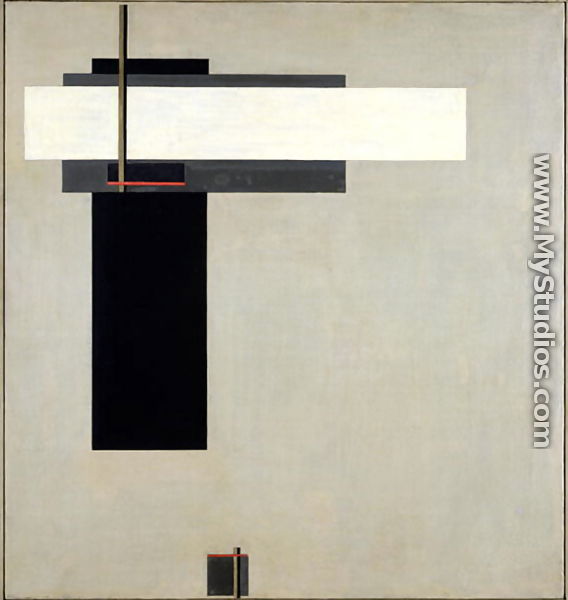 Composition Proun GBA 4, c.1923 - Eliezer (El) Markowich  Lissitzky