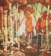 Decorative Landscape Birches 1915 - Tom Thomson