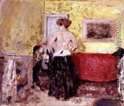 Woman Undressing, c.1905 - Edouard  (Jean-Edouard) Vuillard