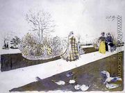 The Garden of the Tuilleries - Edouard  (Jean-Edouard) Vuillard