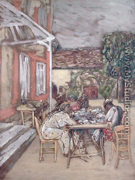 Le Petit Dejeuner - Edouard  (Jean-Edouard) Vuillard