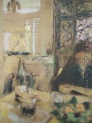 The Mother of the Artist Reading - Edouard  (Jean-Edouard) Vuillard