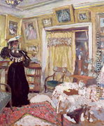 The Hessel Salon, Rue de Rivoli, 1901 - Edouard  (Jean-Edouard) Vuillard