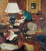 The Book Maker - Edouard  (Jean-Edouard) Vuillard