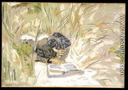 Woman reading, c.1909 - Edouard  (Jean-Edouard) Vuillard