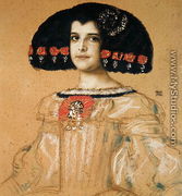 Portrait of Mary, the Artist's Daughter, c.1908 - Franz von Stuck