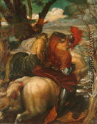 Odoric (1286-1331) and the Witch - George Frederick Watts