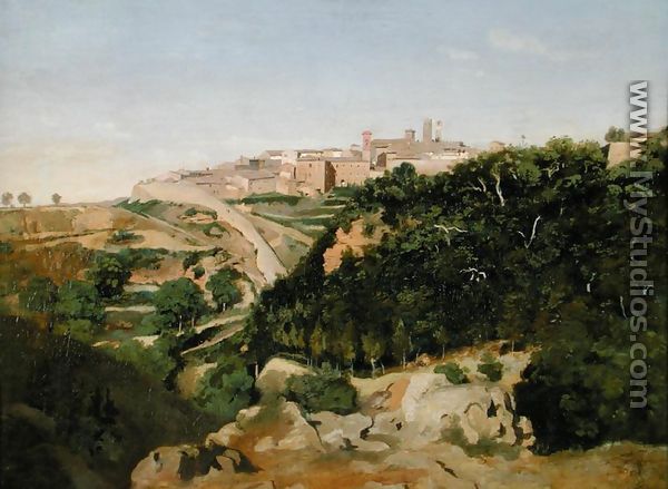 Volterra, 1834 - Jean-Baptiste-Camille Corot