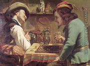 The Game of Draughts, 1844 - Gustave Courbet