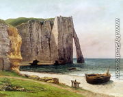 The Cliffs at Etretat, 1869 - Gustave Courbet