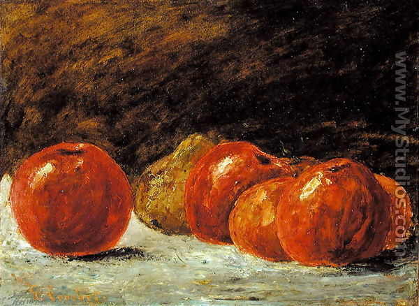 Still Life with Apples - Gustave Courbet