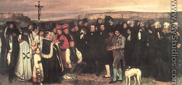 Burial at Ornans, 1849-50 - Gustave Courbet