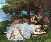 Girls on the Banks of the Seine, 1856-57 - Gustave Courbet