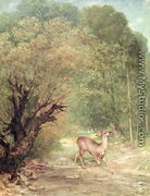 The Hunted Roe-Deer on the alert, Spring, 1867 - Gustave Courbet