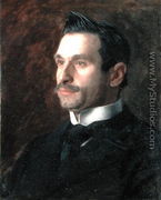 Portrait of Francesco Romano - Thomas Cowperthwait Eakins