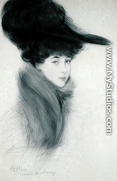 Consuelo Vanderbilt (1877-1964) Duchess of Marlborough, c.1901 - Paul Cesar Helleu