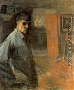 Self-portrait (1916) - Simon Hollosy