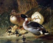 Ducks and Ducklings - John Frederick Herring Snr