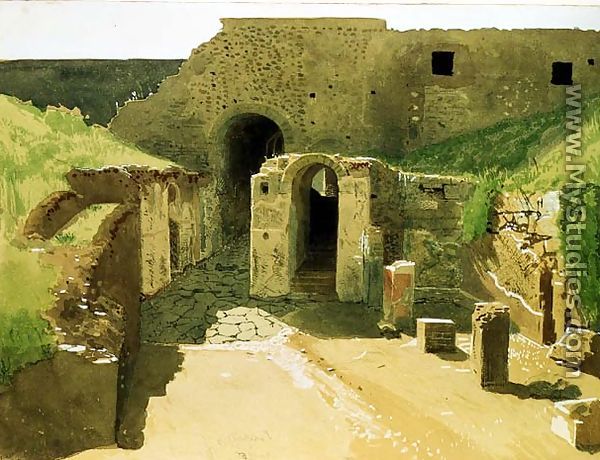 Italian Ruins, 1876 - Ivan Nikolaevich Kramskoy