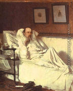 The Poet Nikolay Alekseyevich Nekrasov (1877-78) at the time of The Last Songs, 1877 - Ivan Nikolaevich Kramskoy