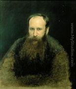 Portrait of Vasili Vasilievich Vereshchagin, 1883 - Ivan Nikolaevich Kramskoy