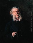 Portrait of Dmitri Vasilievich Grigorovich (1822-99), 1876 - Ivan Nikolaevich Kramskoy