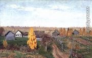 Golden Autumn in the Village, 1889 - Isaak Ilyich Levitan