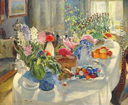 Easter Table - Aleksandr Vladimirovich Makovsky