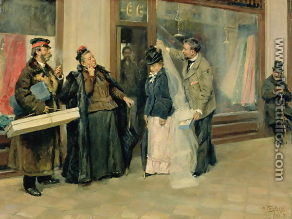 The Choice of Wedding Presents, 1897-98 - Vladimir Egorovic Makovsky