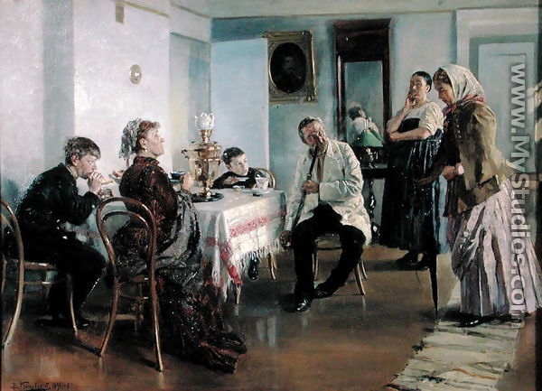 Hiring of a Maid, 1891-92 - Vladimir Egorovic Makovsky