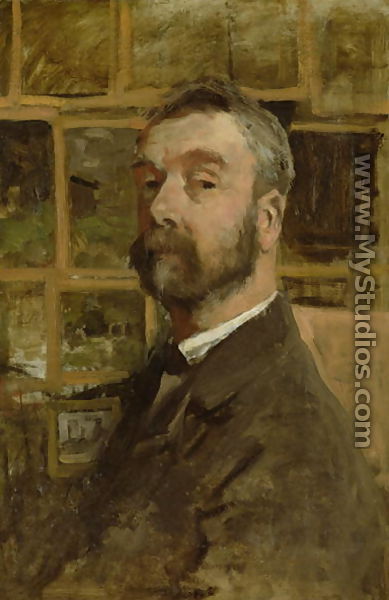 Self portrait, c.1884 - Anton Mauve