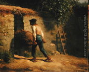 Peasant with a Wheelbarrow, 1848-5 - Jean-Francois Millet