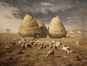 Haystacks, Autumn, 1873-74 - Jean-Francois Millet