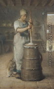 Churning Butter, 1866-68 - Jean-Francois Millet