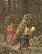 Peasant Women with Brushwood, c.1858 - Jean-Francois Millet