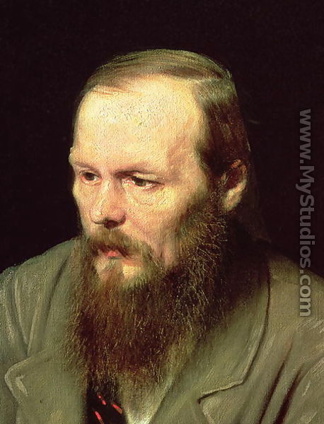 Fyodor Dostoyevsky (detail) 1872 - Vasily Perov