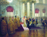 Wedding of Nicholas II and Alexandra Fyodorovna, 1894 - Ilya Efimovich Efimovich Repin