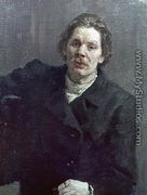 Portrait of Maxim Gorky (Aleksai Maksimovich Peshkov) (1868-1936) 1899 - Ilya Efimovich Efimovich Repin