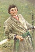 The Byelorussian, portrait of the peasant S. Shavrov, 1892 - Ilya Efimovich Efimovich Repin