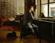 Preparing for Examinations, 1864 - Ilya Efimovich Efimovich Repin