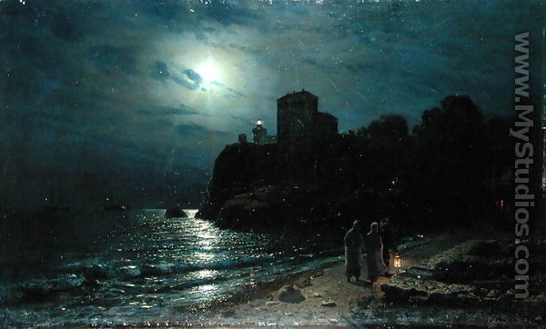 Moonlight on the Edge of a Lake, 1870 - Alexei Kondratyevich Savrasov