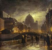 Illumination in St. Petersburg. 1869 - Feodor Alexandrovich Vasilyev