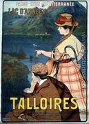 Poster advertising Talloires near Lake Annecy, 10 Hours from Paris on the Paris-Lyon-Mediterranean Railway - Paul Albert Besnard