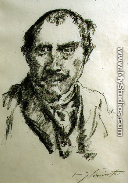 Self Portrait, 1920 - Lovis (Franz Heinrich Louis) Corinth