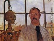 Self-portrait with skeleton, 1896 - Lovis (Franz Heinrich Louis) Corinth