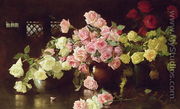 Still life with Roses, c.1890 - Joseph Rodefer DeCamp