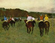 Horseracing in Longchamps, 1873-1875 - Edgar Degas