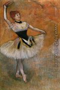 Dancer with a tambourine - Edgar Degas