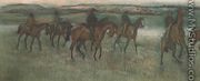 Racehorses - Edgar Degas